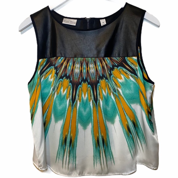 Bisou Bisou Tops - 5/$25 | Bisou Bisou Silky Leather Sleeveless Top